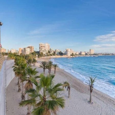 Playa Albufereta. Espectaculares Vistas Al Mar. Lägenhet Alicante Exteriör bild